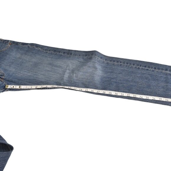 Vintage 90's Levi's 501 Jeans High Waist Straight Leg Blue Size 29 - Picture 4 of 10